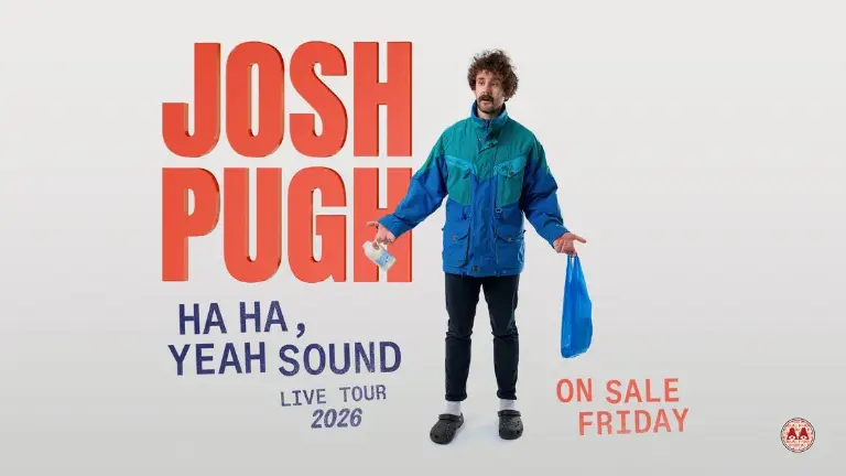 Event artwork: Josh Pugh: Ha Ha, Yeah Sound — St George's Hall, Liverpool — Liverpool — 1 November 2026