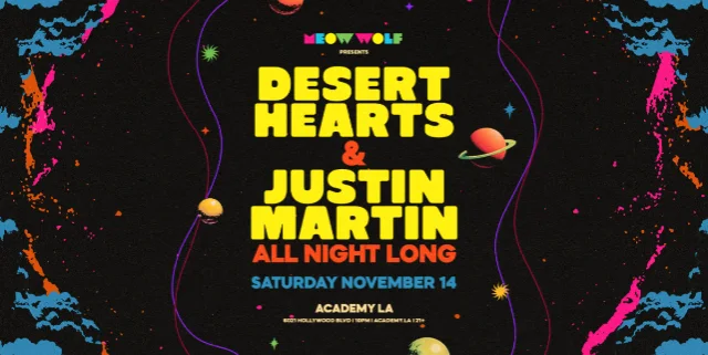 Desert Hearts x Justin Martin: All Night Long