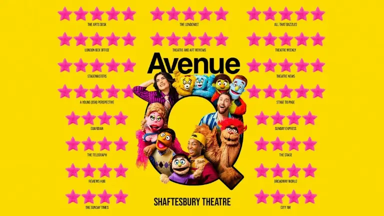 Event artwork: Avenue Q — Shaftesbury Theatre — London — 22 October 2026