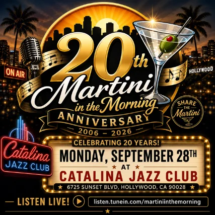 MARTINI IN THE MORNING: honoring GREAT AMERICAN SONGBOOK (20th Anniversary Celebration)