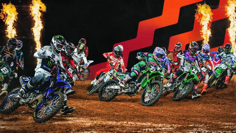 Event artwork: Boost Mobile AUSX Supercross Grand Final — McDonald Jones Stadium — Newcastle — 28 November 2026