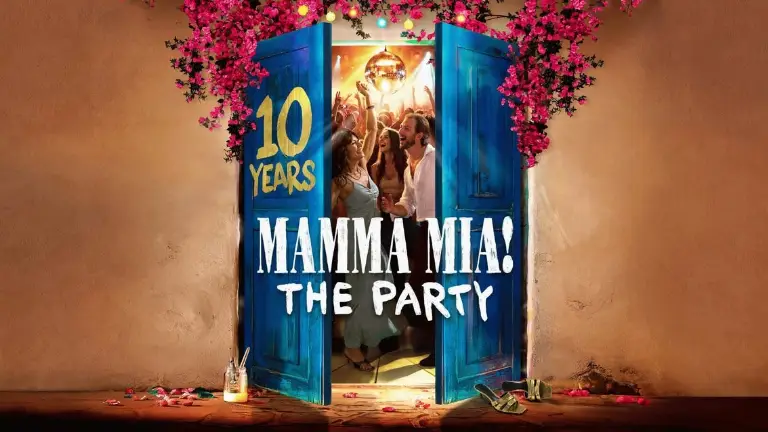 Event artwork: MAMMA MIA! THE PARTY — Tyrol — Stockholm — 3 October 2026