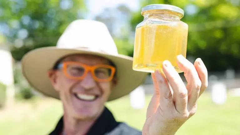 Event artwork: Flowers to Flavour: Honey Tasting & Harvest Experience — Corbett Gardens — Bowral — 3 October 2026