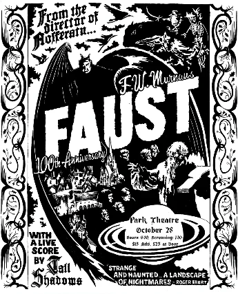 Faust 100th Year Anniversary Screening w/ Live Score