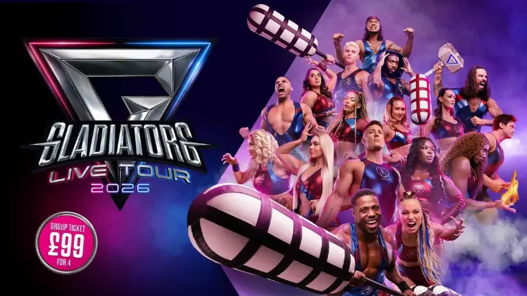 Event artwork: Gladiators Live Tour — P&J Live, Aberdeen — Aberdeen — 11 October 2026