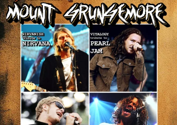 PEARL JAM + NIRVANA + ALICE IN CHAINS + SOUNDGARDEN TRIBUTES (Vitalogy + Nirvanish + Memory Layne + Spoonmen) ... MOUNT GRUNGEMORE CONCERT!