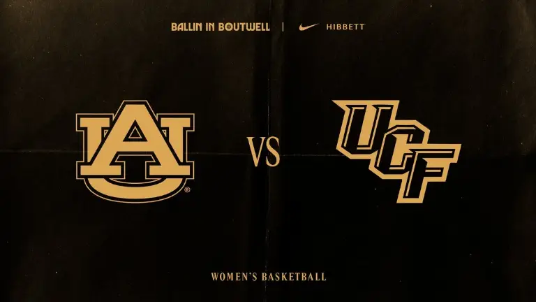 Event artwork: Ballin in Boutwell - Auburn v. UCF (Women's) — Boutwell Auditorium — Birmingham — 14 October 2026